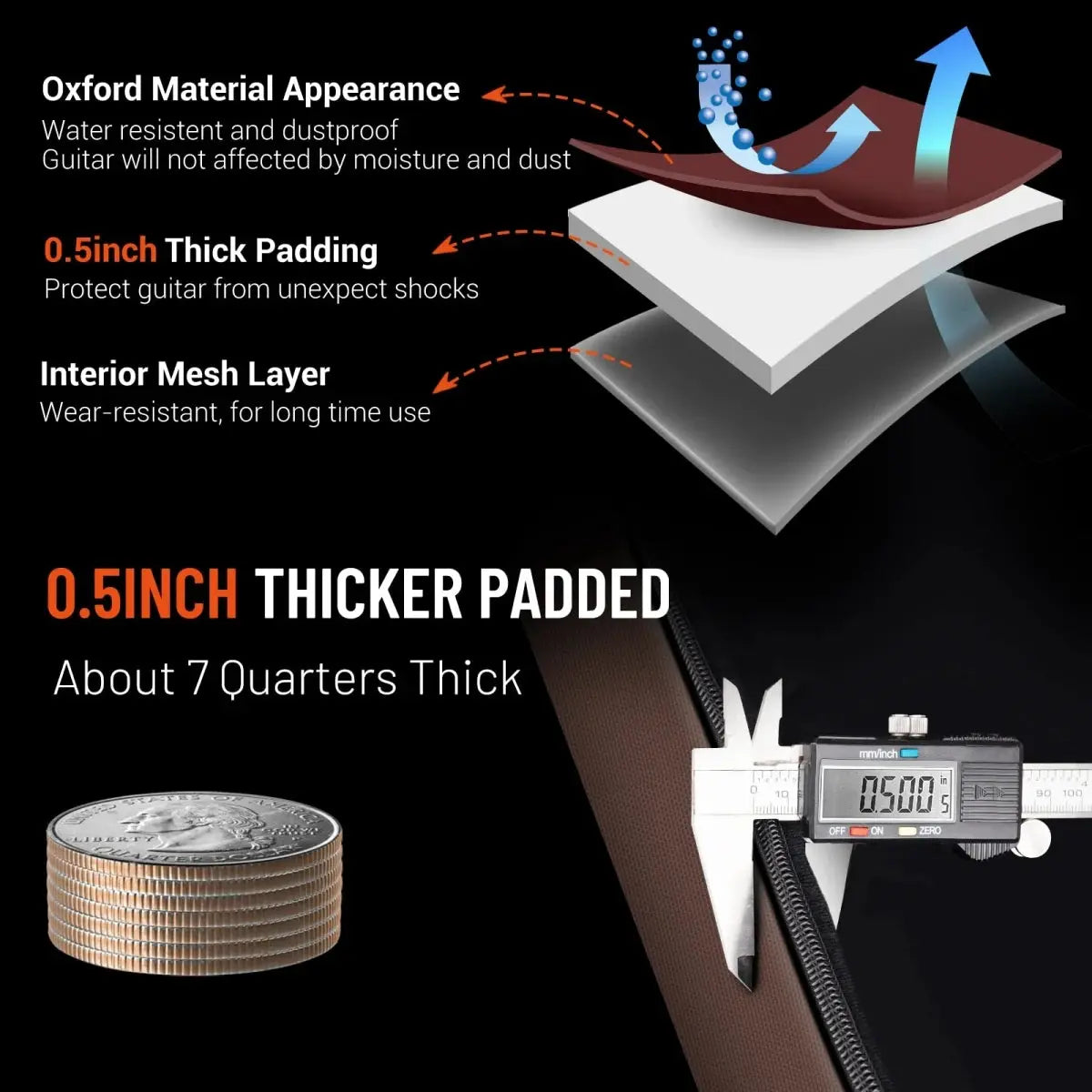 Housse Guitare Étanche Coton NOMOZA Housse de France