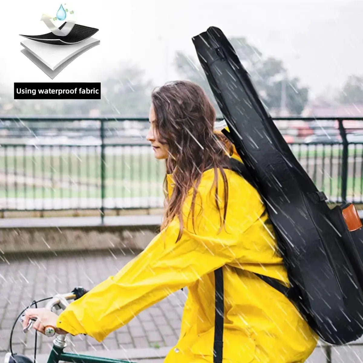 Housse Guitare Étanche Coton NOMOZA Housse de France