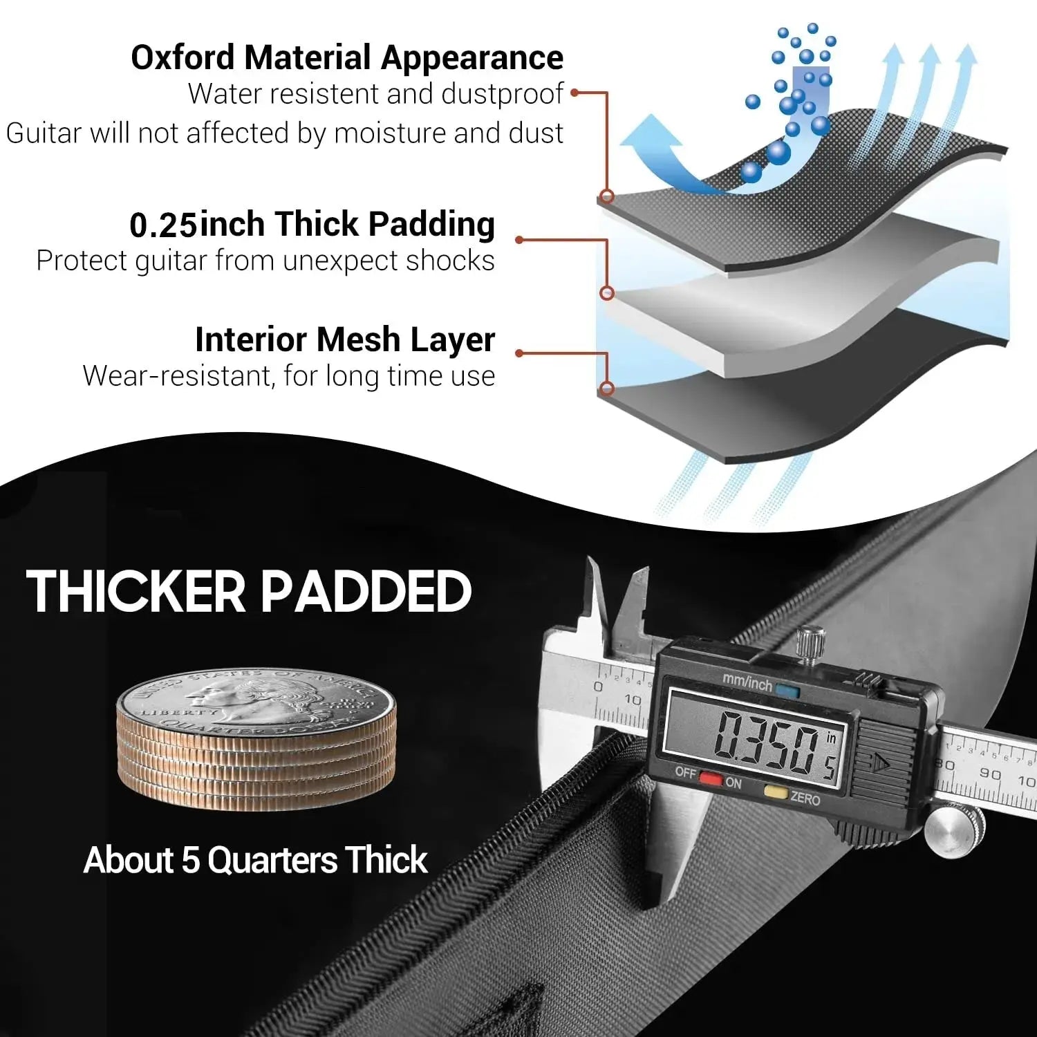 Housse Guitare Imperméable AQUILA Housse de France