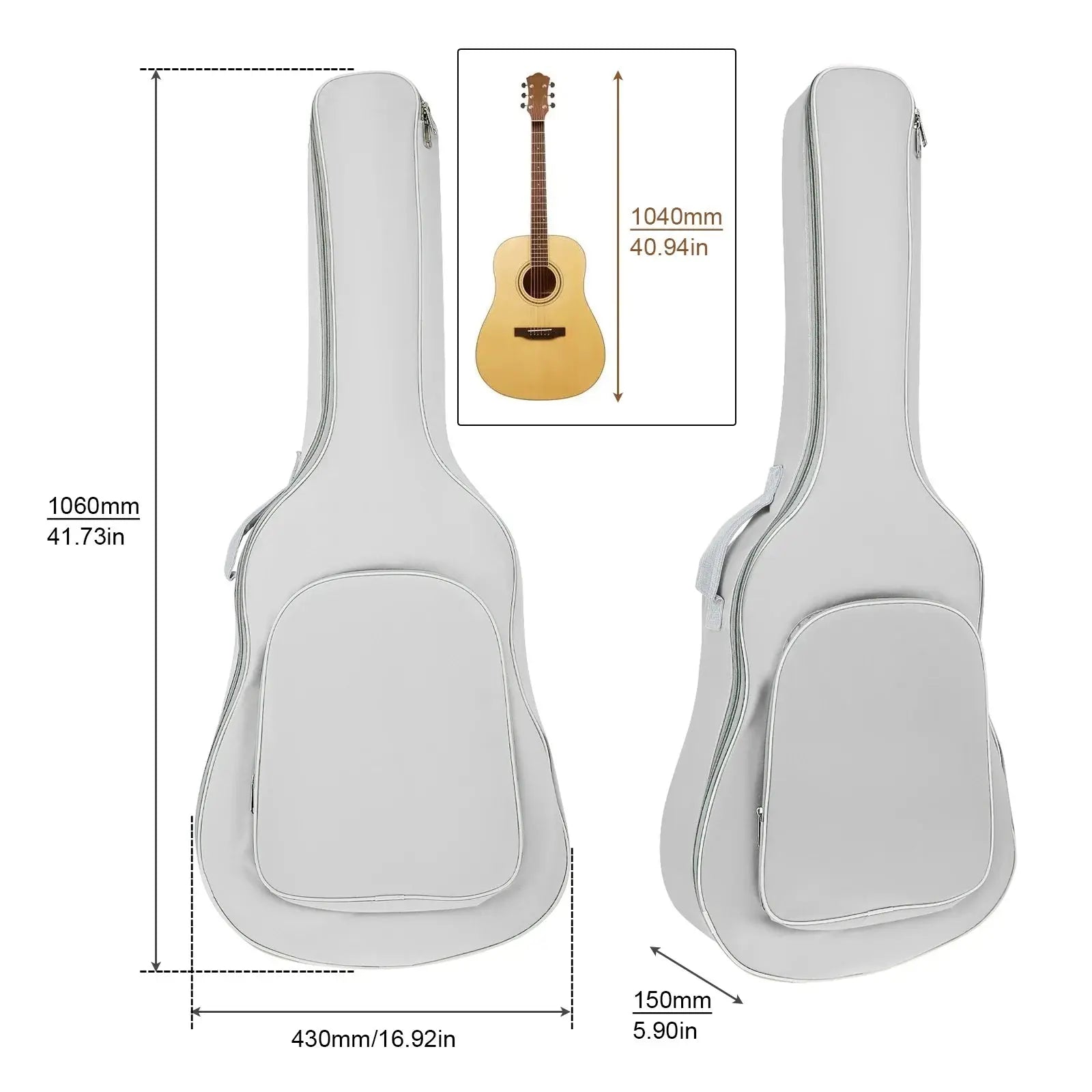 Housse Guitare Imperméable OXFERO Housse de France