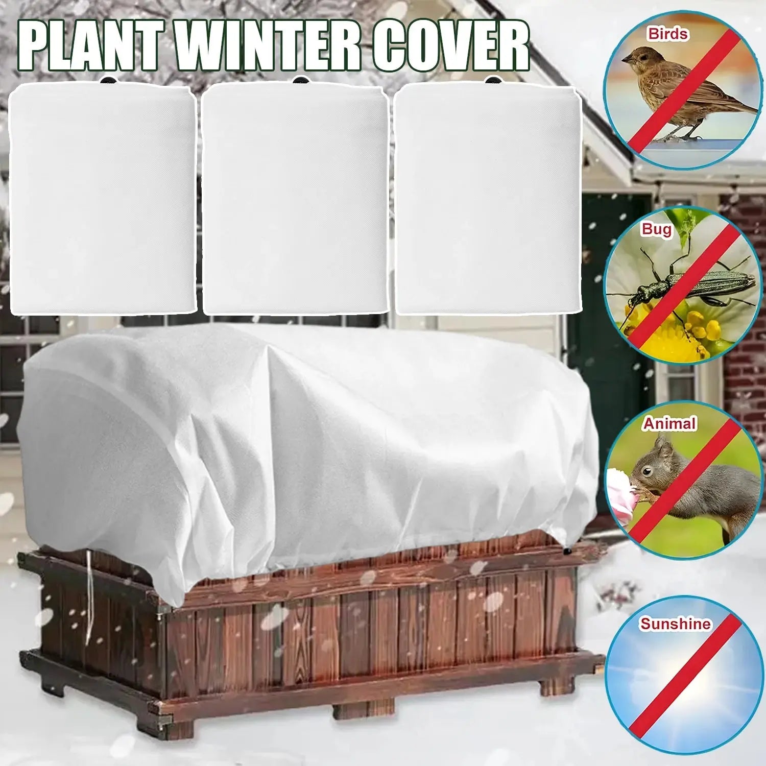 Housse Hivernage Plante Non-Tissé POLARA Housse de France