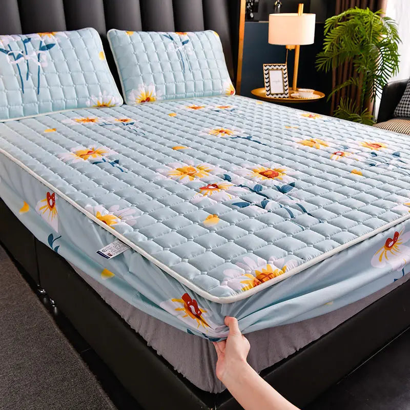 Housse Matelas Brushed LUMBRA Chrysanthemum-D