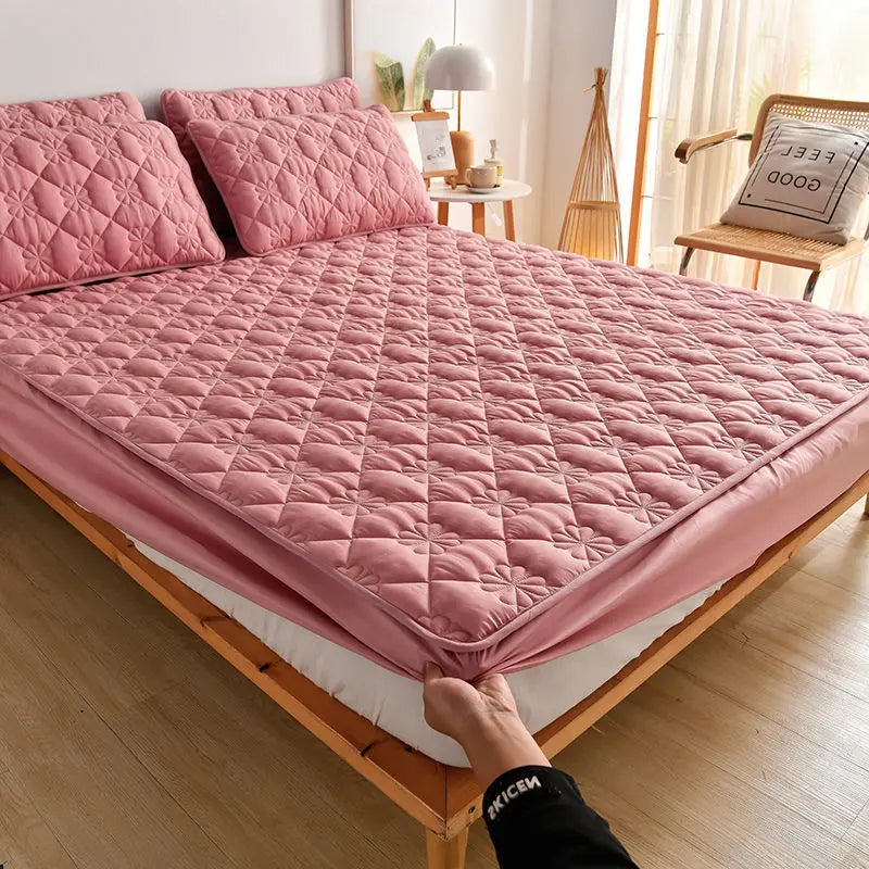 Housse Matelas Brushed LUMBRA Bean paste-F