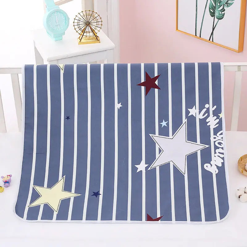 Housse Matelas Coton Écologique KIDOVO Five pointed star-70X90