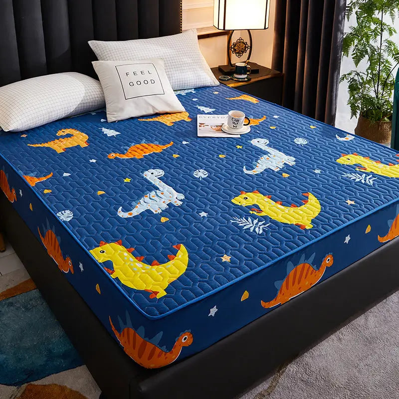Housse Matelas Coton Quilted AMARI Dinosaur-200x220cm