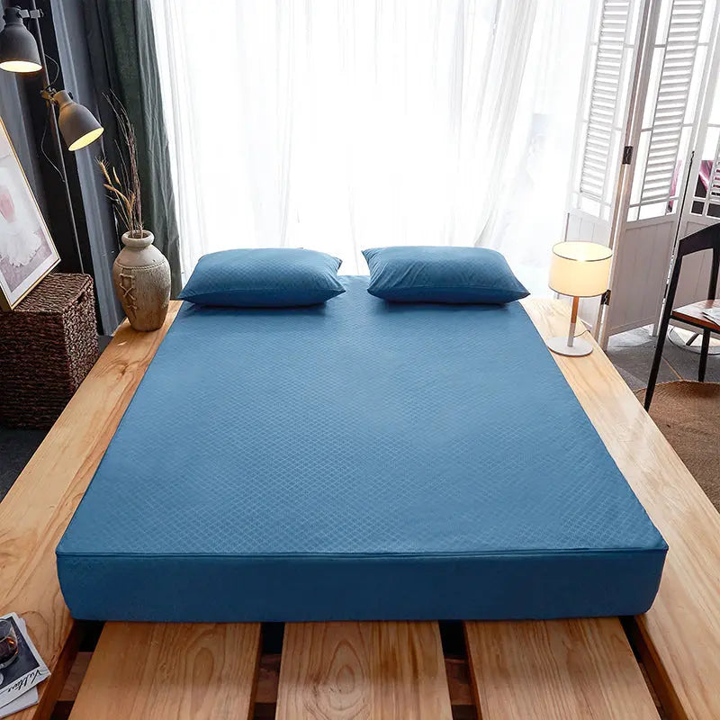 Housse Matelas Imperméable POLLUX Blue-120x200x15