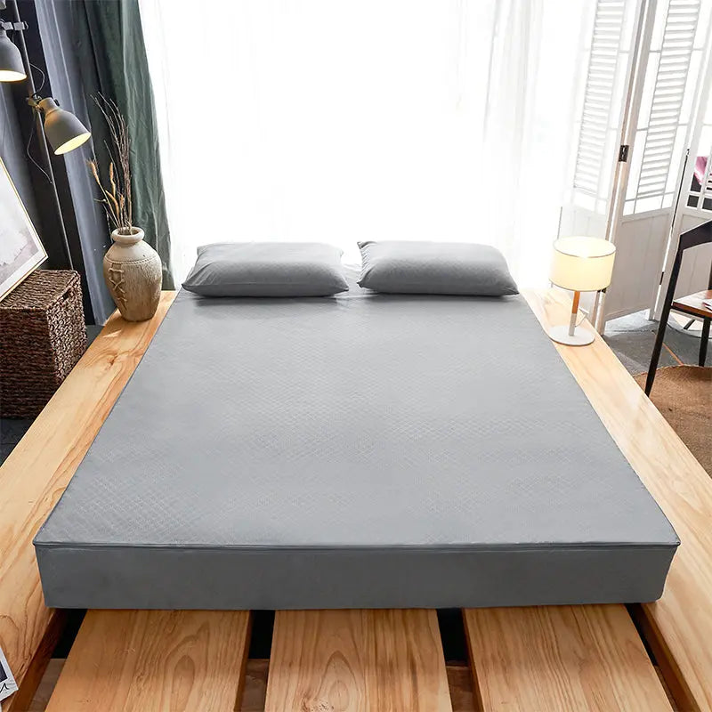 Housse Matelas Imperméable POLLUX Grey-120x200x25