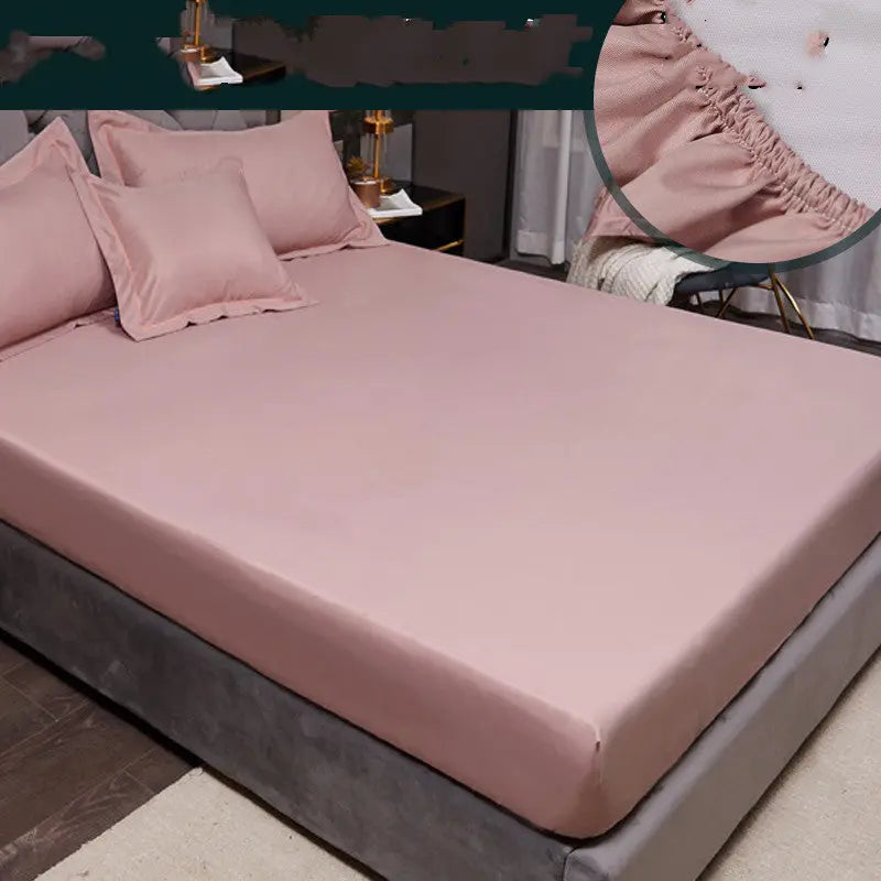 Housse Matelas Imperméable Tencel PROLIA Half pack pink-200X220