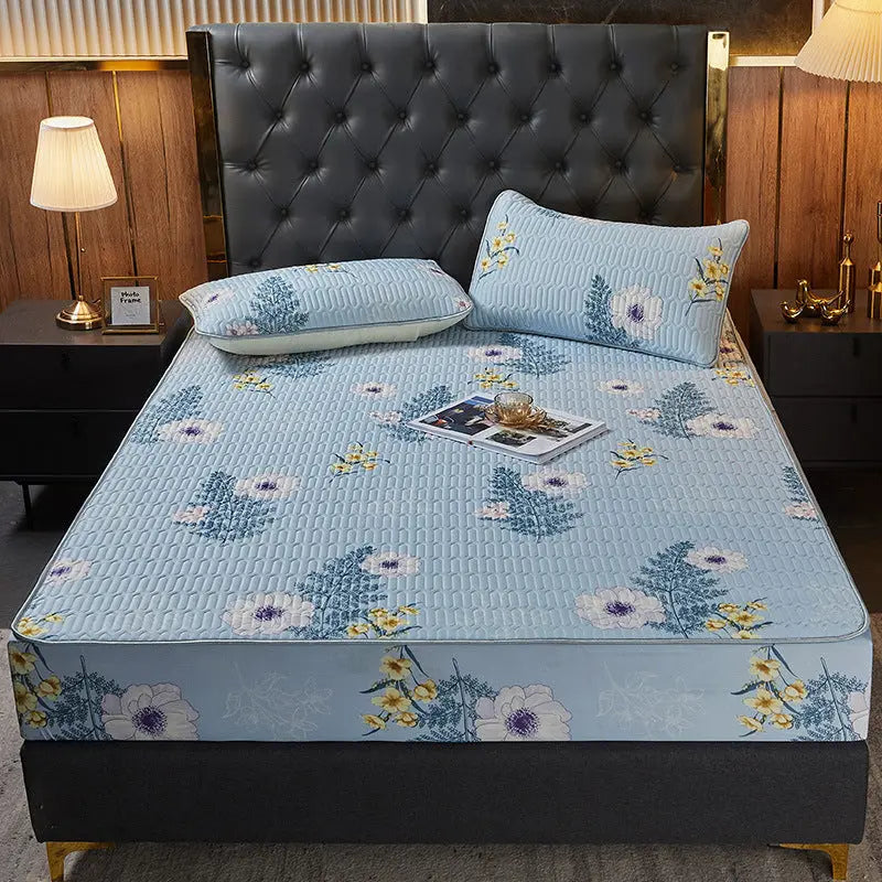 Housse Matelas Latex Moderne SIMMAX Flower love-200x220cmthree item