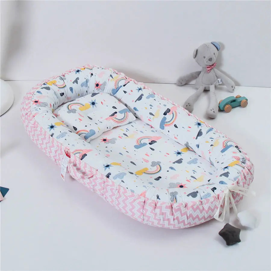 Housse Matelas à Langer Coton Pliable BIONYX Ripple rainbow
