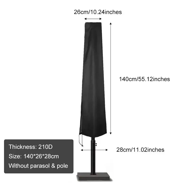 Housse Parasol Déporté Imperméable OXANO Housse de France