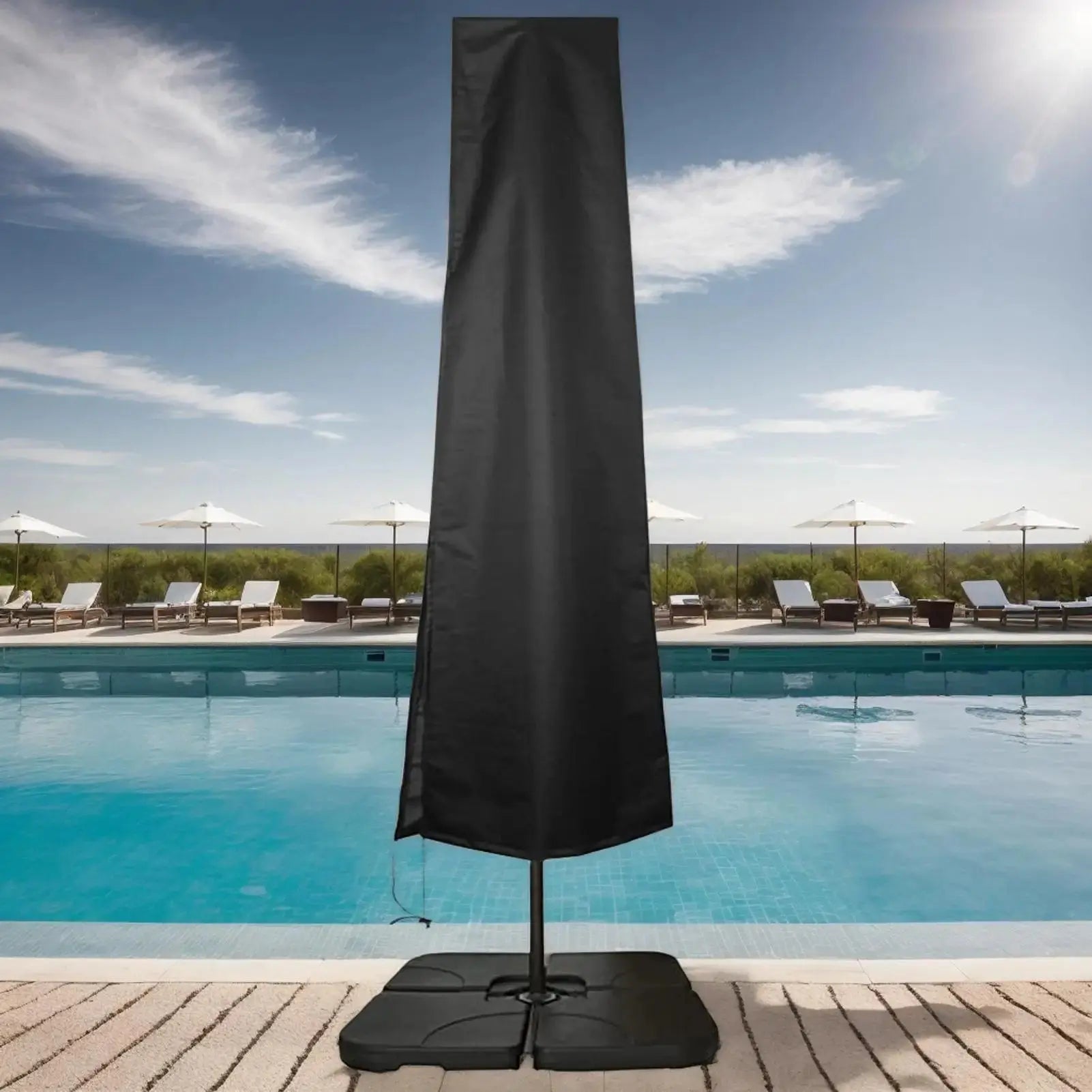 Housse Parasol Déporté Imperméable ZIPLA Housse de France