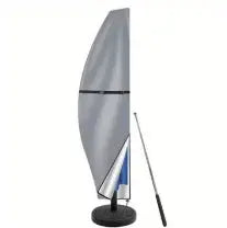 Housse Parasol Déporté Oxford SOLARO 265x 50cm-Gray 210D