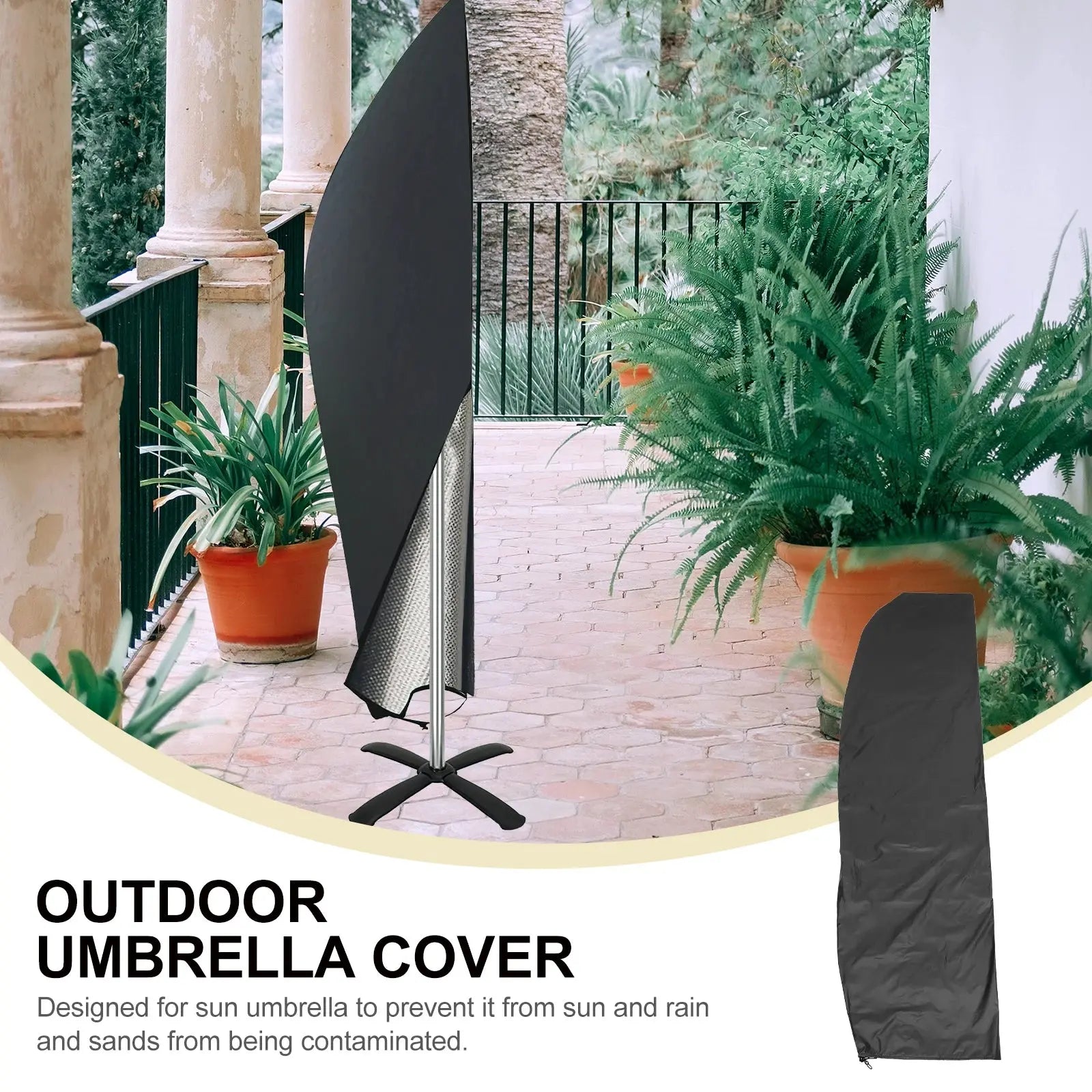 Housse Parasol Déporté Oxford SUNVELA Housse de France