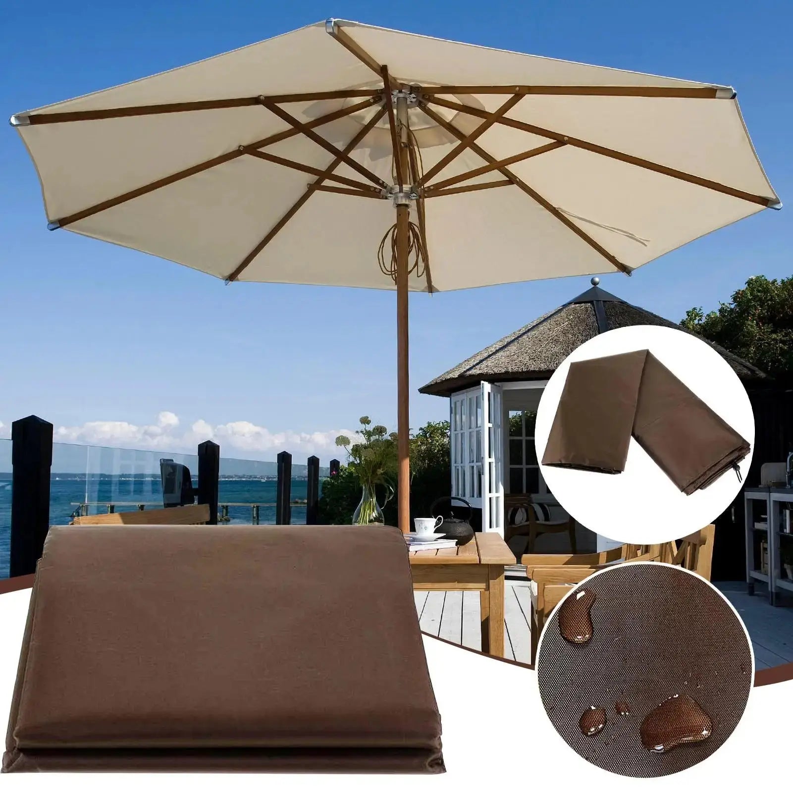 Housse Parasol Imperméable OXBRI Housse de France