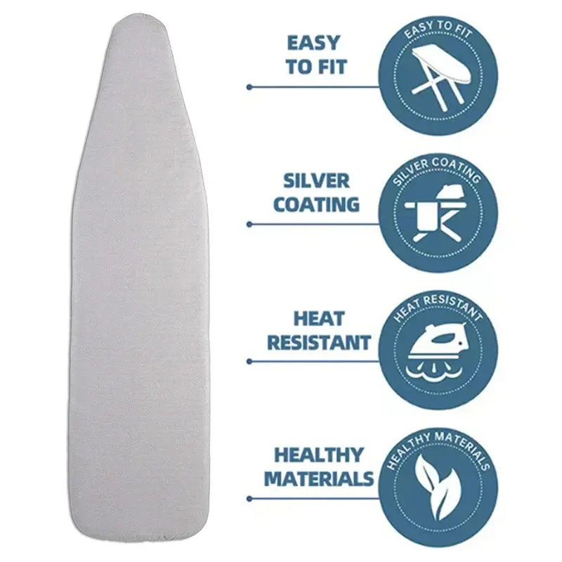 Housse Planche à Repasser Polyester Argentée THERMIQ Housse de France