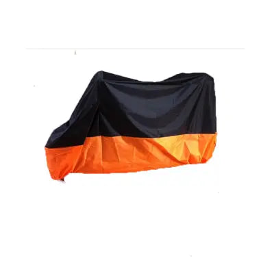Housse Pour Moto Imperméable AURIX Black orange-M