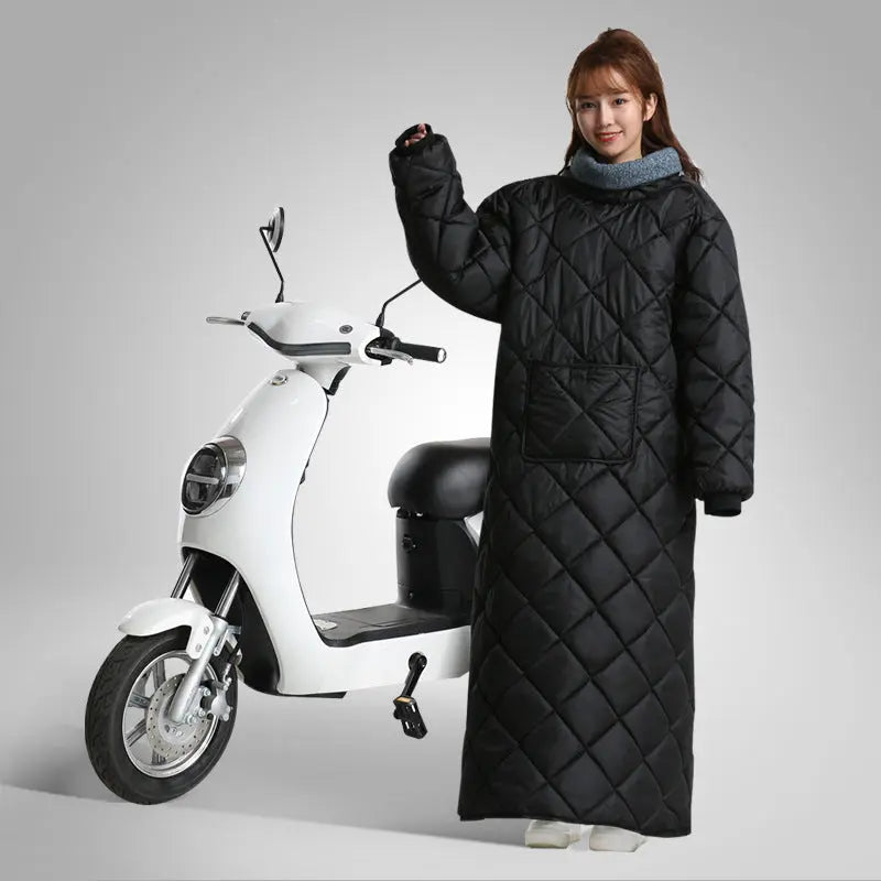Housse Pour Moto Imperméable ZILARO Black-Thicken L