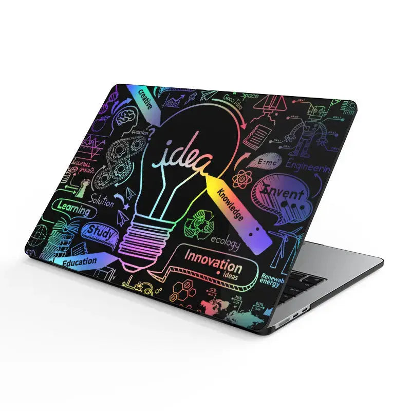 Housse Pour Ordinateur Plastique LUMIO Colorful Black Shell-Pro13 Inch A1708