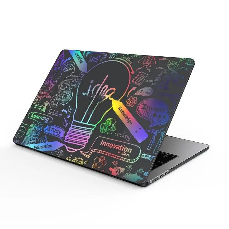 Housse Pour Ordinateur Plastique LUMIO Color Transparent Black Shell-Air13 Inch A2681