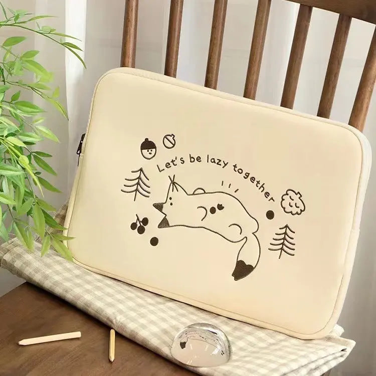 Housse Pour Ordinateur Polyester Anti-Choc COZEA Little Squirrels Liner Bag-15/15.6 Inch