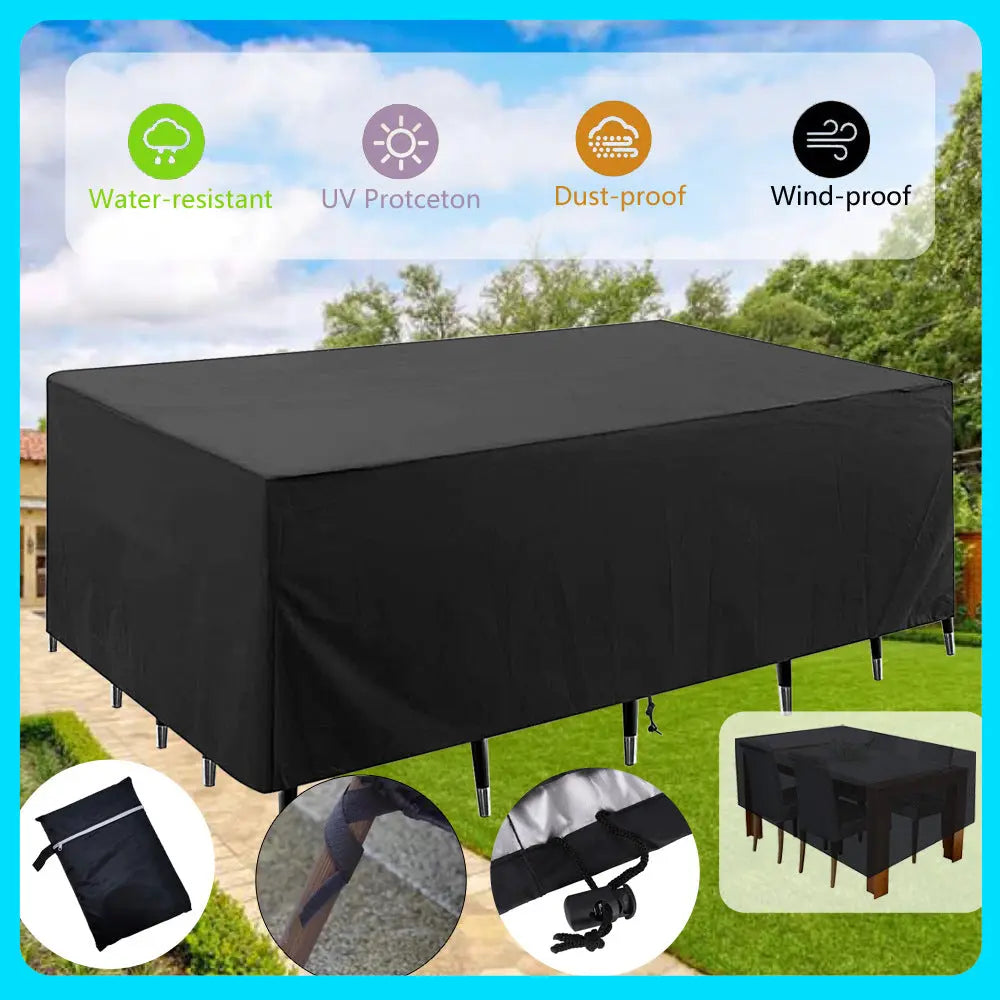 Housse Pour Table Jardin Imperméable *SOLERO* 170X94X71CM