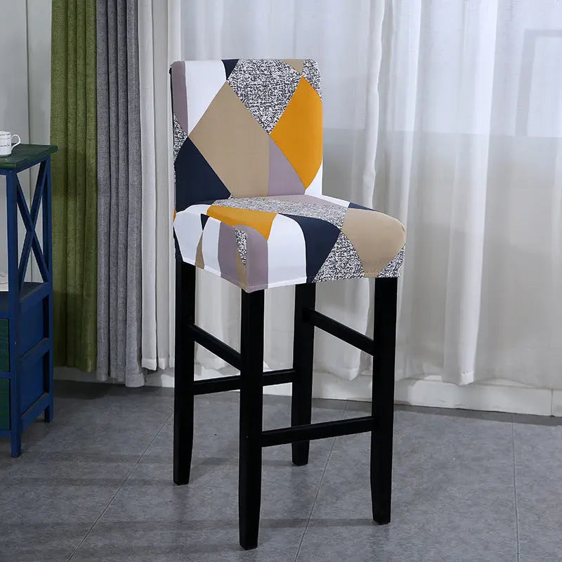 Housse Protection Chaise Extensible MAGEO Rubiks Cube
