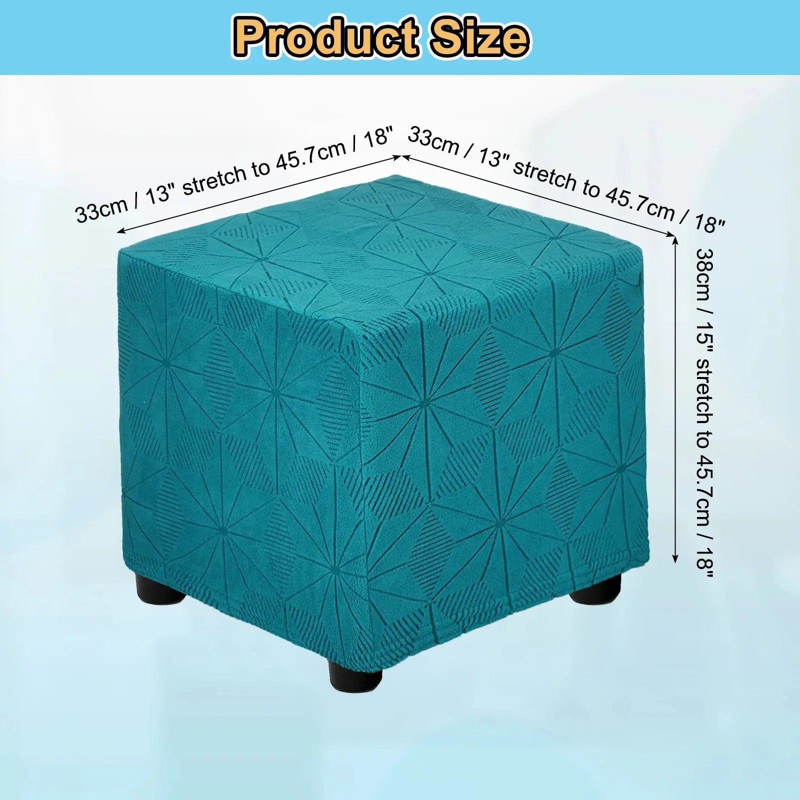Housse Repose-Pied Extensible JACQUO Housse de France