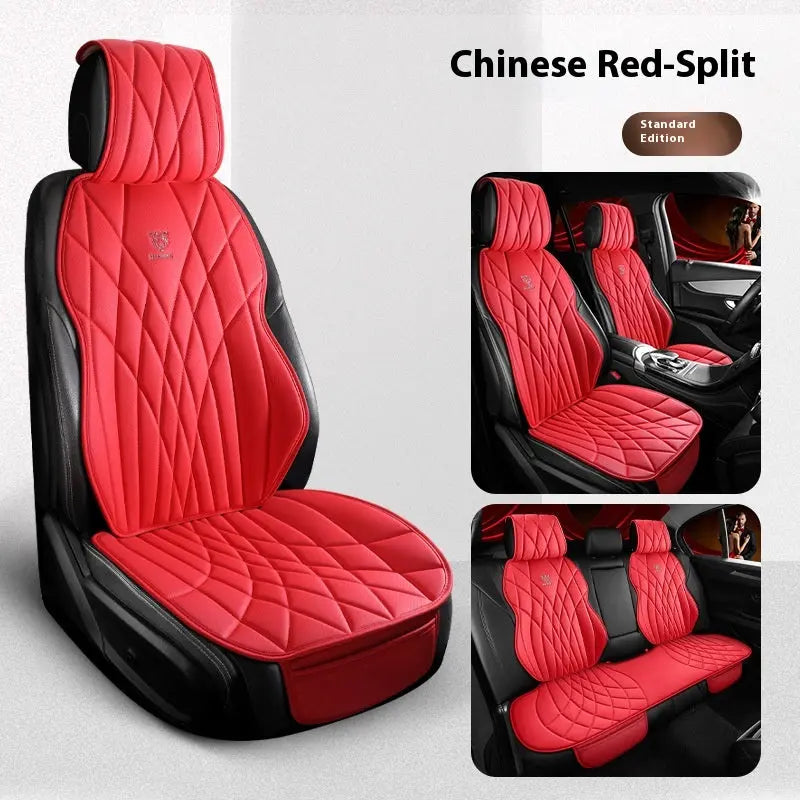 Housse Siège Auto Luxe AXIEL Red standard split-Five seater universal