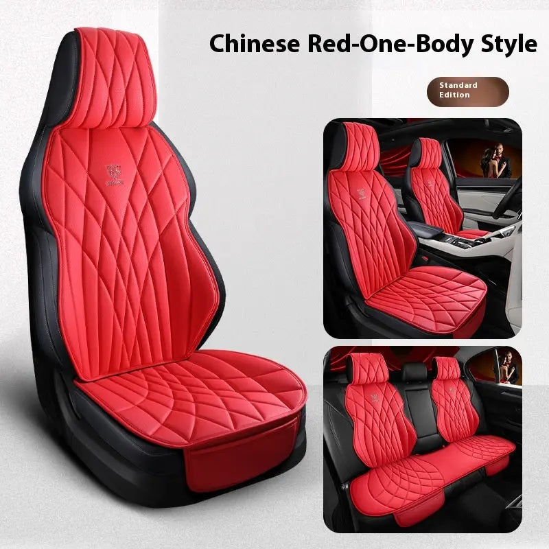 Housse Siège Auto Luxe AXIEL Red standard Siamese-Five seater universal