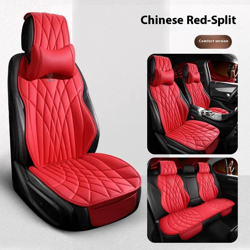 Housse Siège Auto Luxe AXIEL Red comfort split-Five seater universal