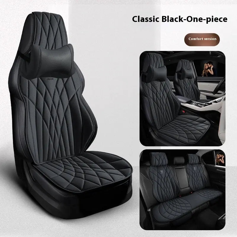 Housse Siège Auto Luxe AXIEL Black comfort conjoined-Five seater universal