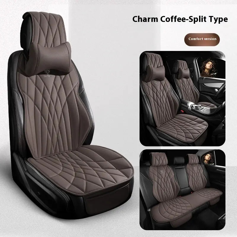 Housse Siège Auto Luxe AXIEL Coffee is comfortable and sepa-Five seater universal