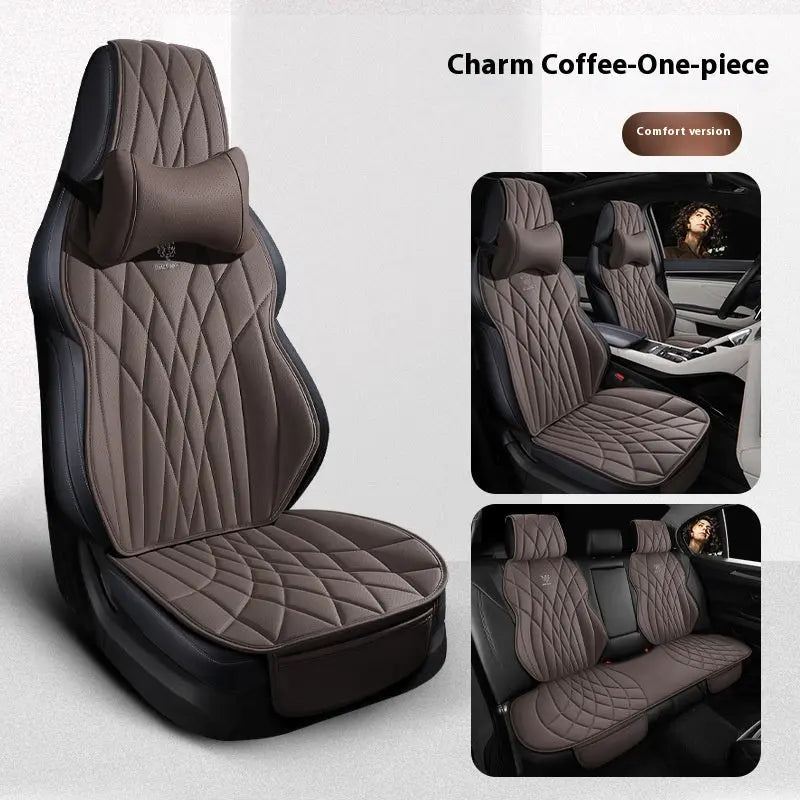 Housse Siège Auto Luxe AXIEL Coffee comfort conjoined-Five seater universal