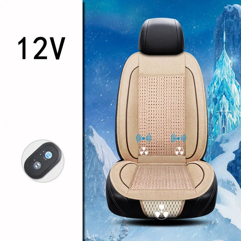 Housse Siège Auto Massage AIRFLO Beige-12V