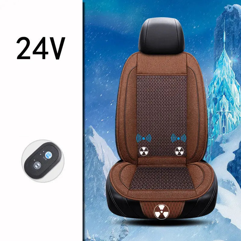 Housse Siège Auto Massage AIRFLO Coffee-24V