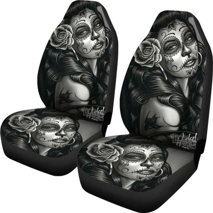 Housse Siège Auto Tatouage VENONA Black-Double seat