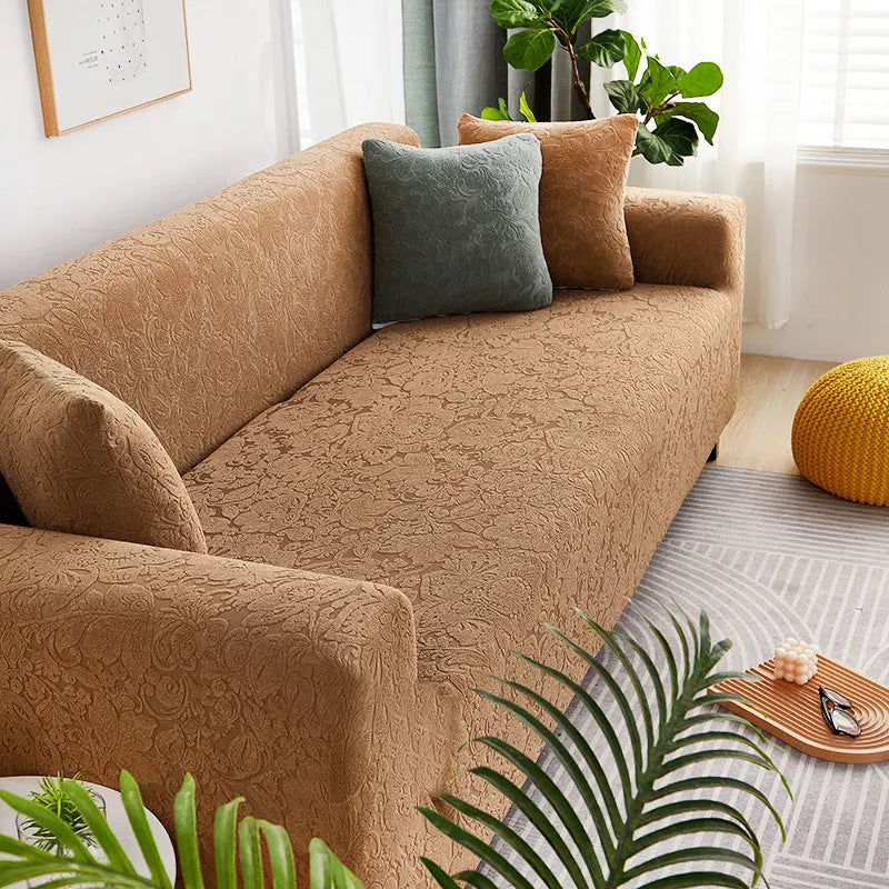 Housse Soderhamn Polyester Moderne VELINA European style camel-Four person size
