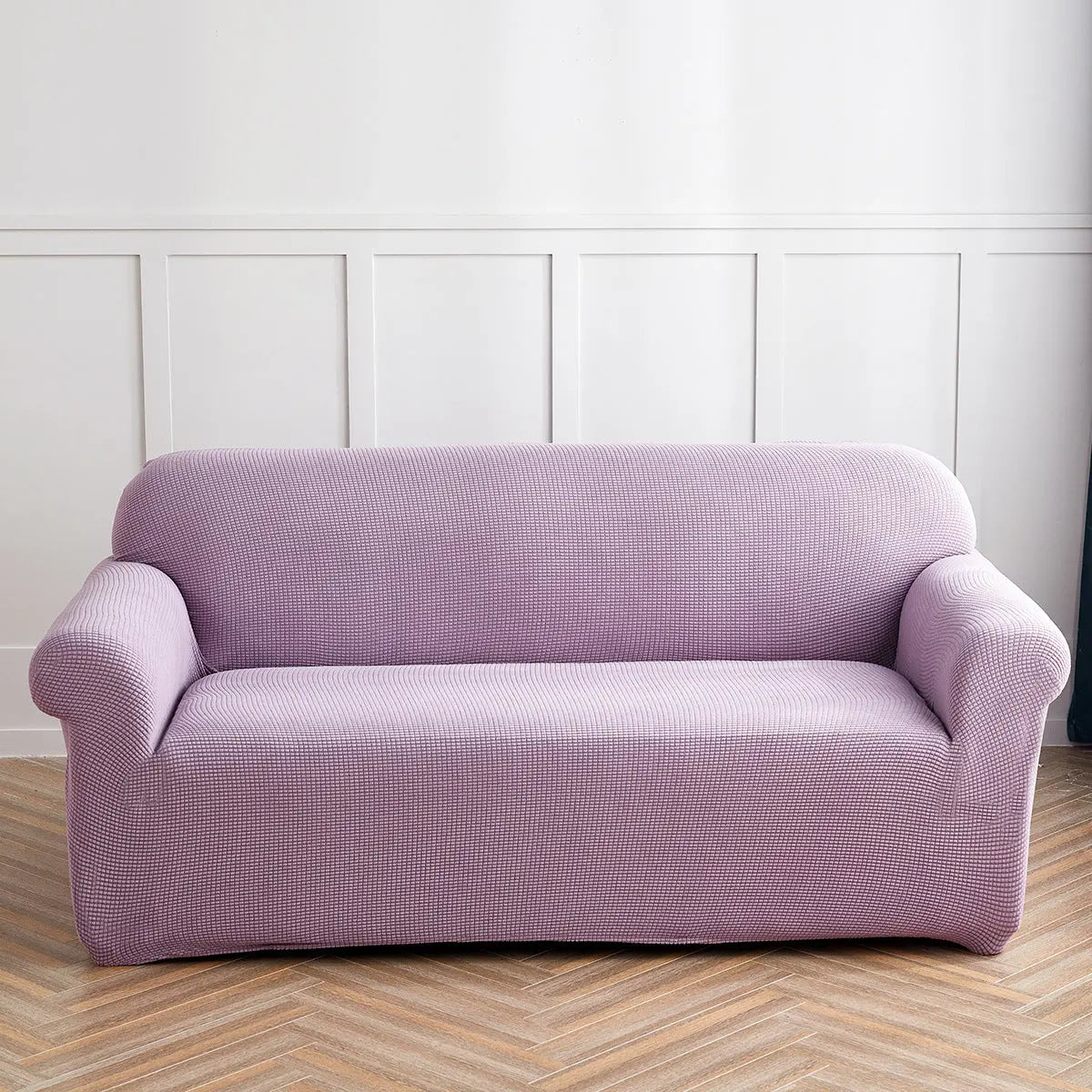 Housse Soderhamn Velours Extensible CORVELIA Moon Purple-185To230CM