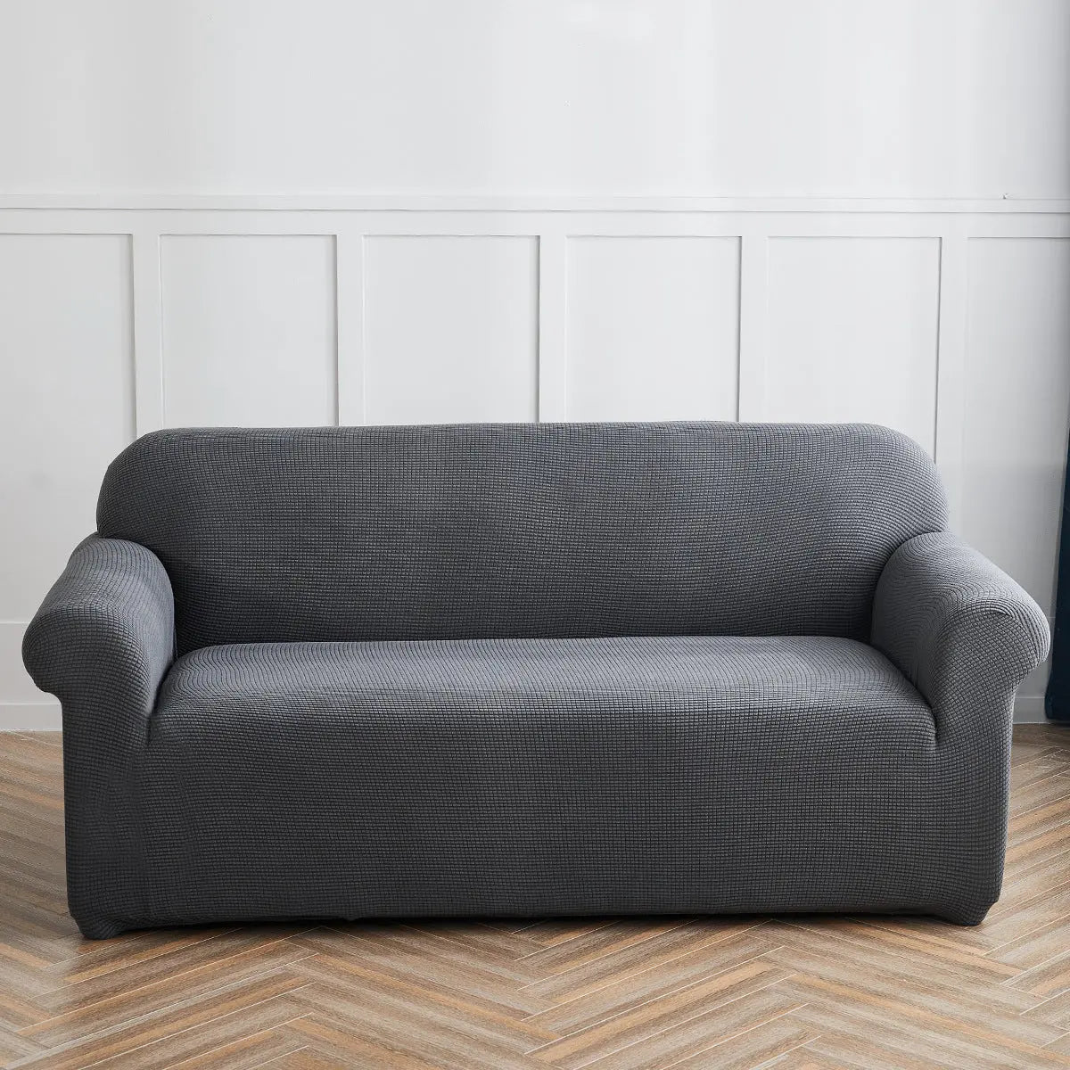 Housse Soderhamn Velours Extensible CORVELIA Middle East Gray-145To180CM