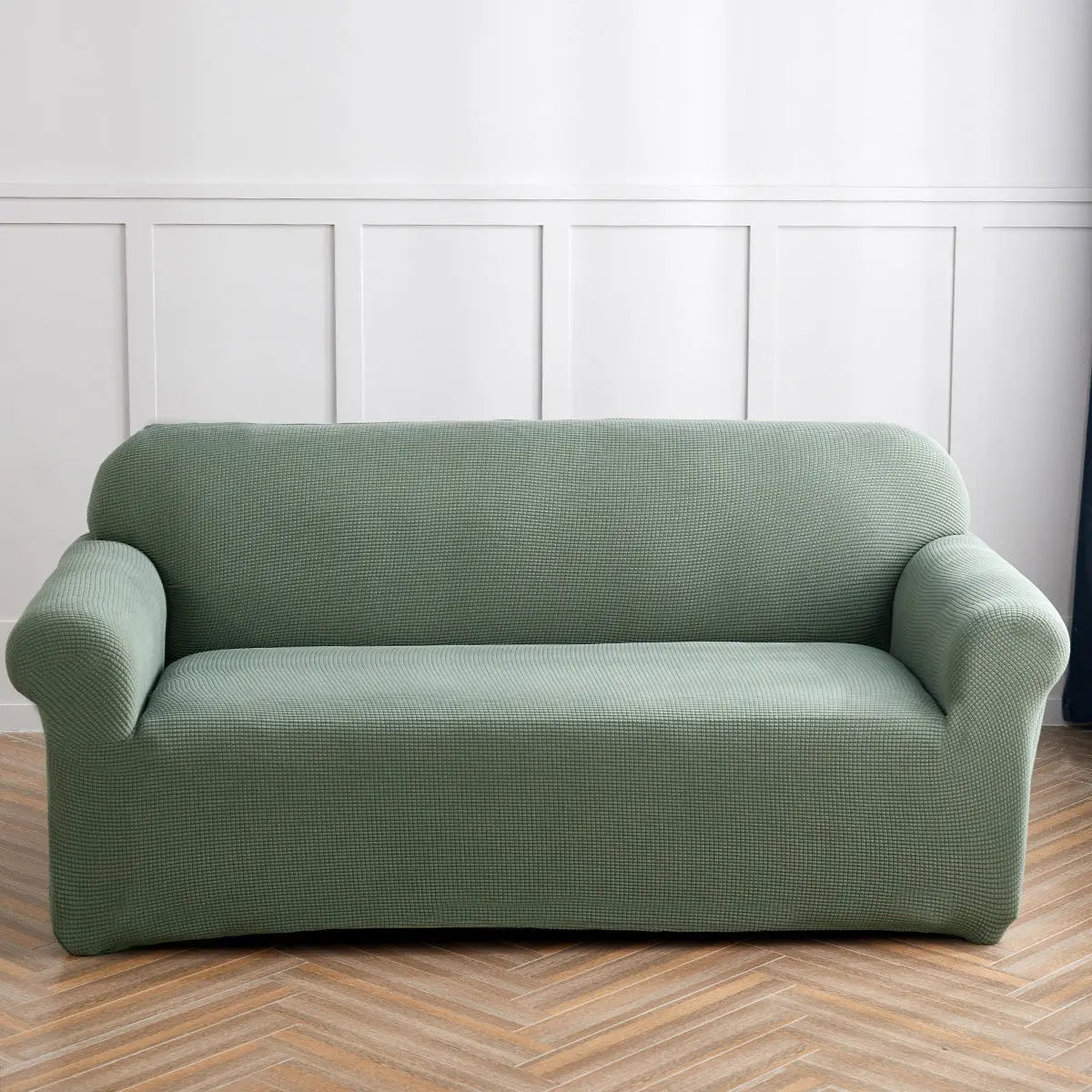 Housse Soderhamn Velours Extensible CORVELIA Dark Green-235To290CM