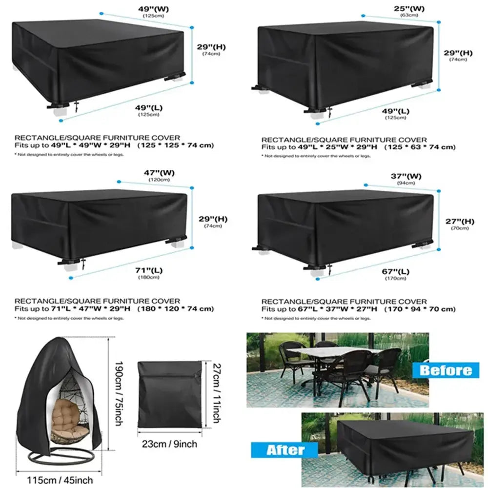Housse Table Jardin Imperméable PROTEVO Housse de France