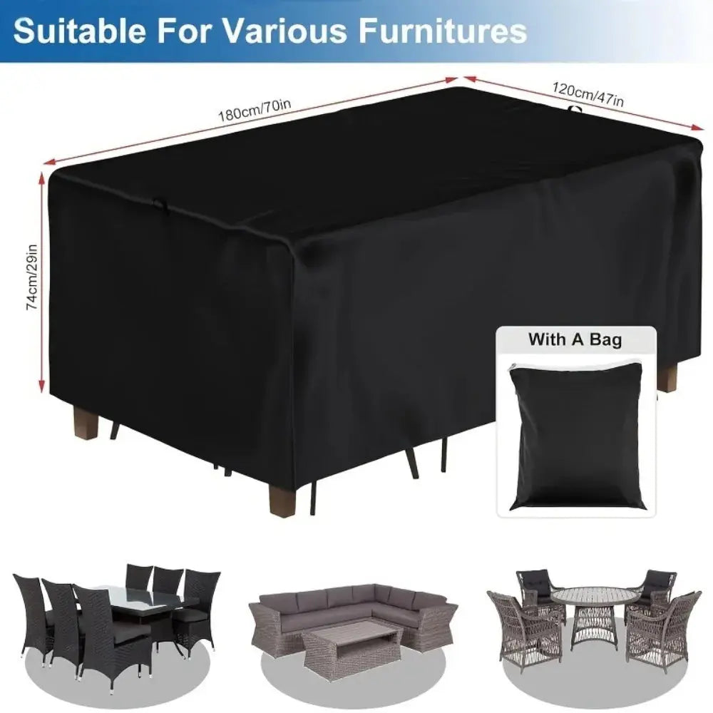 Housse Table Jardin Polyester Élégante NOVARA Housse de France