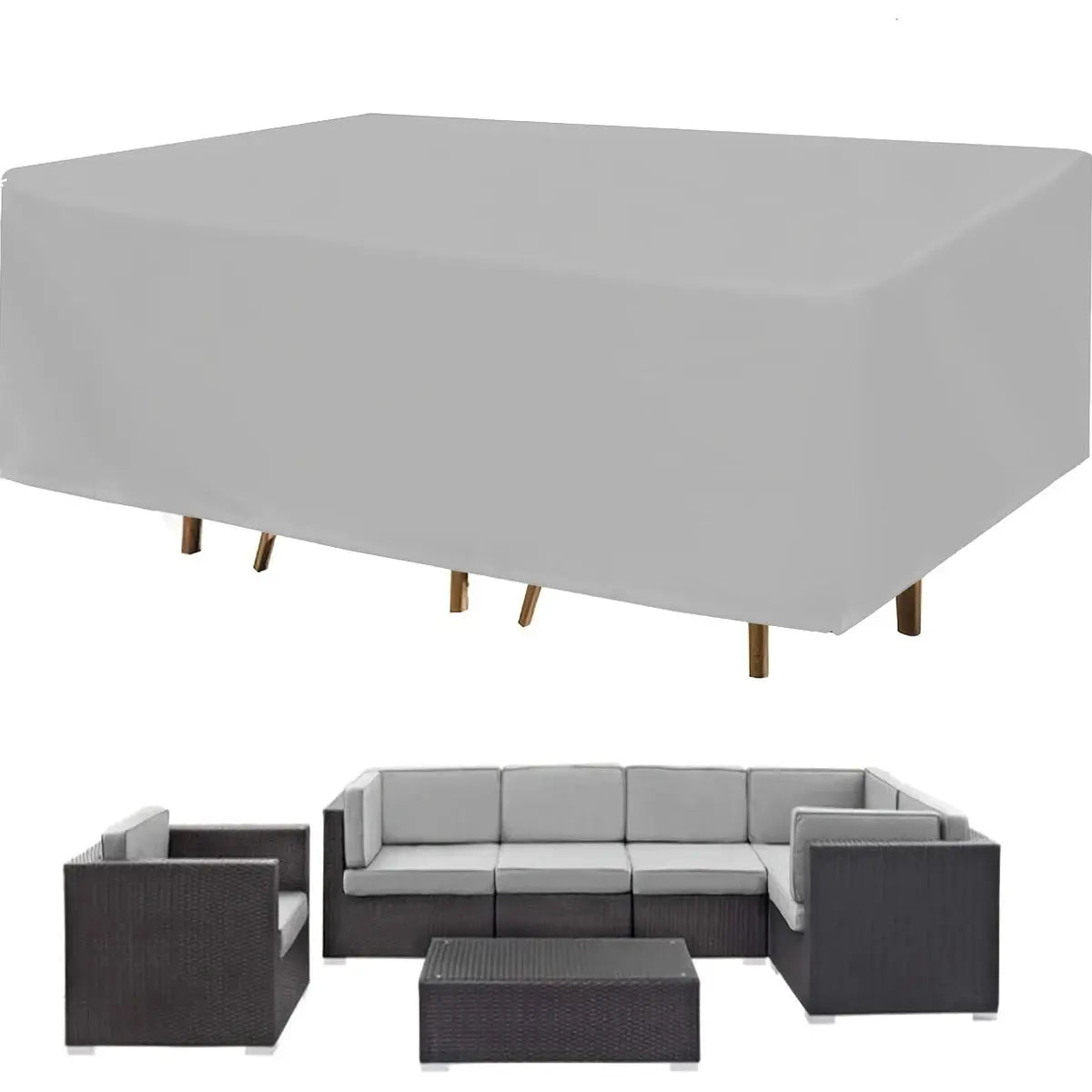 Housse Table Jardin Polyester Élégante NOVARA Housse de France