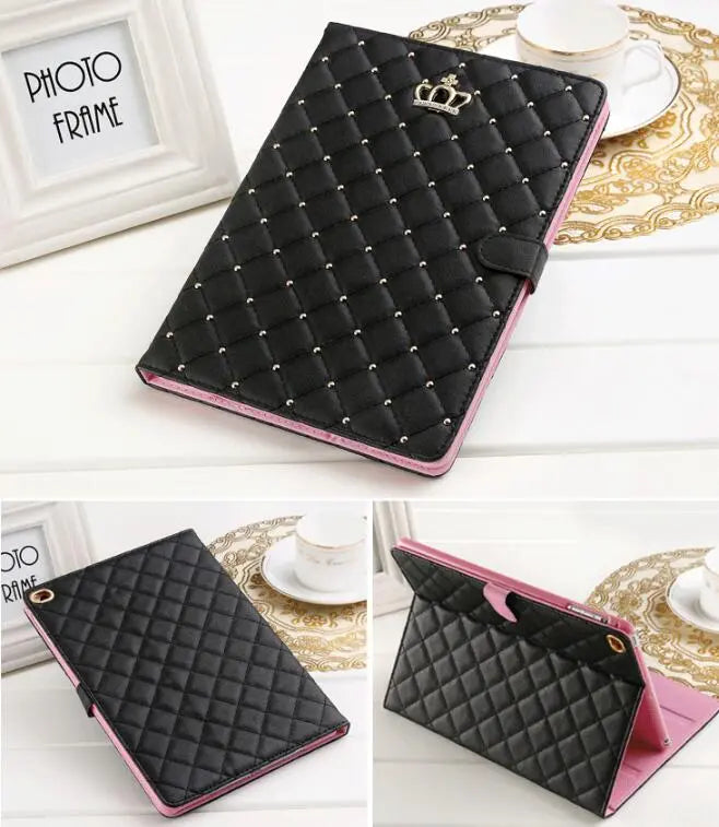 Housse Tablette Cuir Durable CASSIO Black-Ipad234