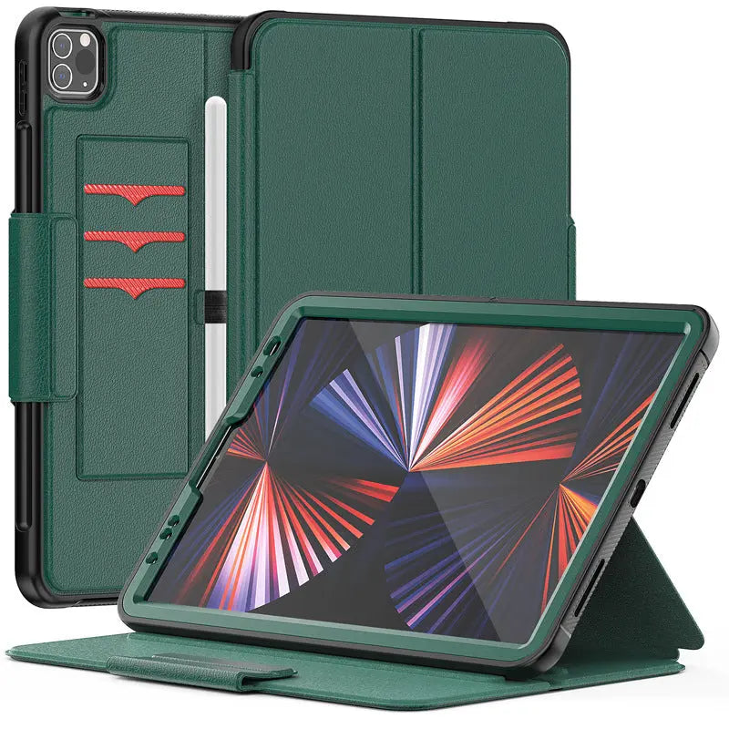 Housse Tablette Silicone Doux FLIPZ Green-IPad9.720172018