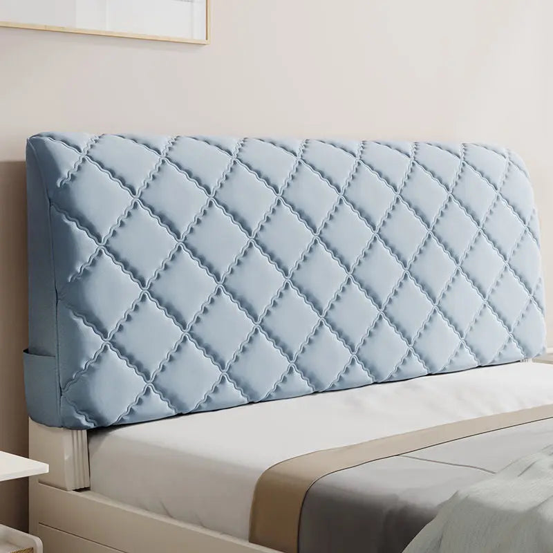 Housse Tête de Lit Coton Moderne **VELARO** Haze Blue A single side-1.3M