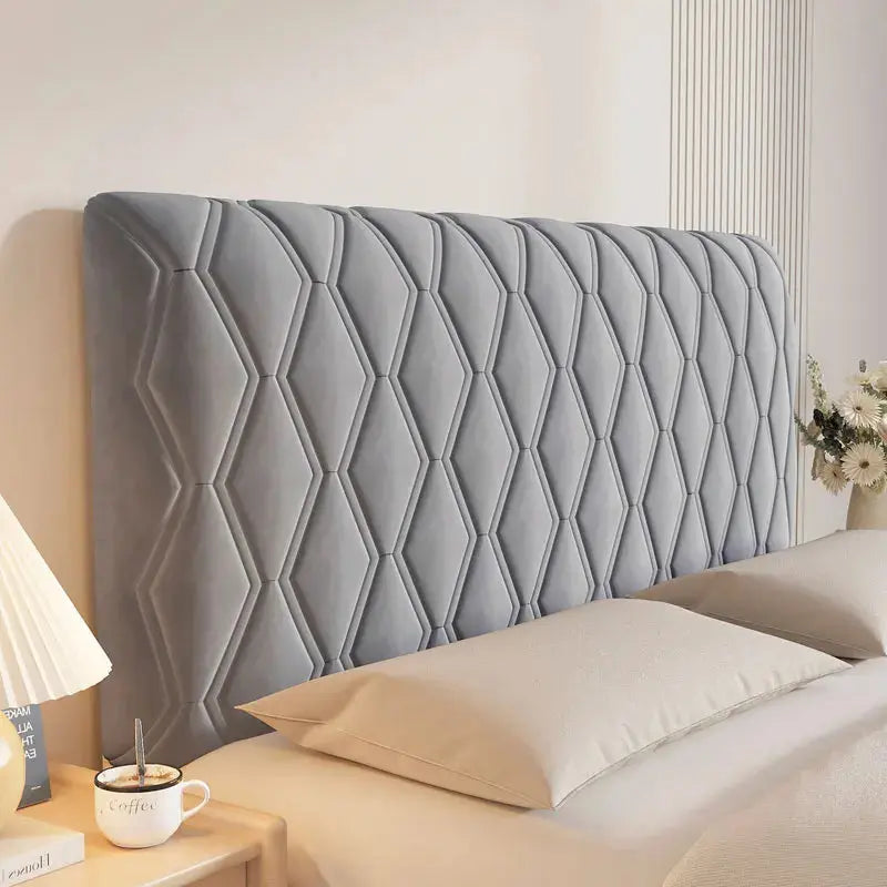 Housse Tête de Lit Velours Luxo Housse de France