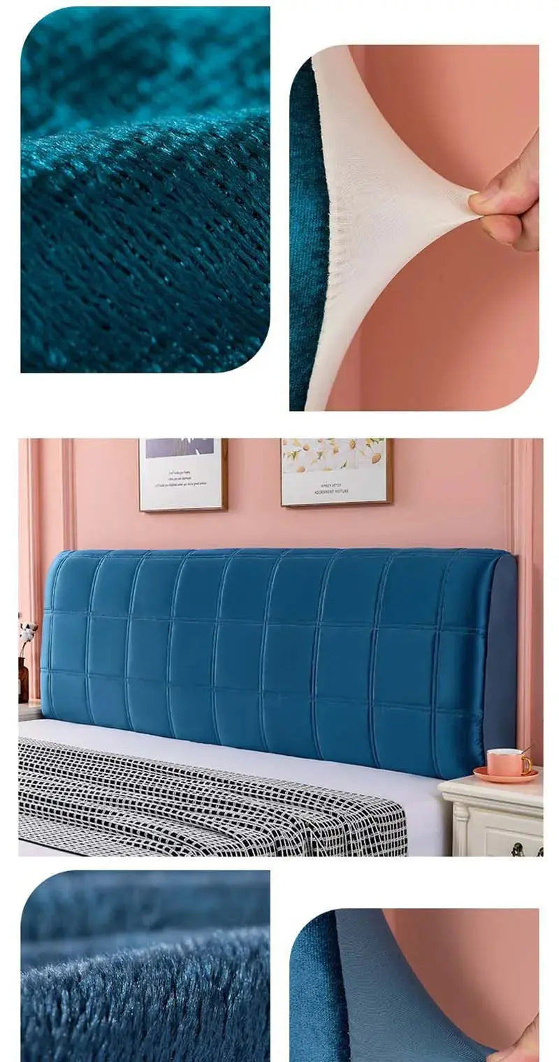 Housse Tête de Lit Velours Matelassé VELUNA Housse de France