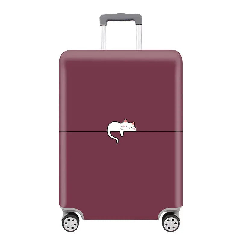 Housse Valise Élastique Résistante ASLAN The White Kitten-S